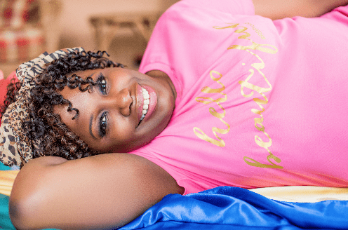 Pink Women's Tee, Gold Foil