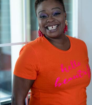 Orange Women's Tee, Hot Pink