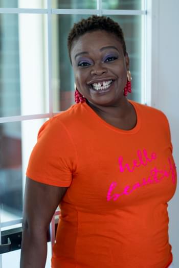 Orange Women's Tee, Hot Pink